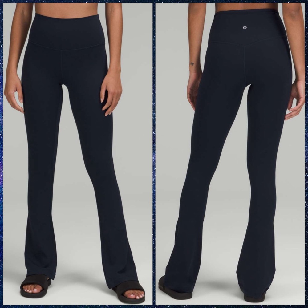 Lululemon Align High-Rise Mini-Flared Pant 32" True Navy size 0 NWOT - Picture 4 of 7